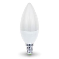 Лампа светодиодная MaxLight С37 Свеча 220В 7Вт Е14 3000К картинка 